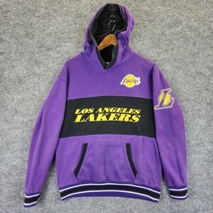 Los Angeles Lakers Hoodie Mens Medium Purple NBA Basketball Pullover